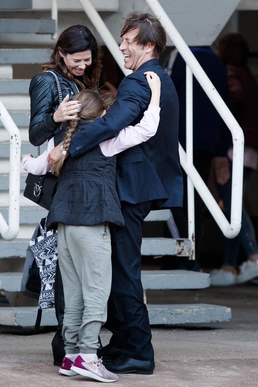 Split: Paolo Tramezzani poljubio suprugu Elisu i kćer nakon pobjede na Poljudu