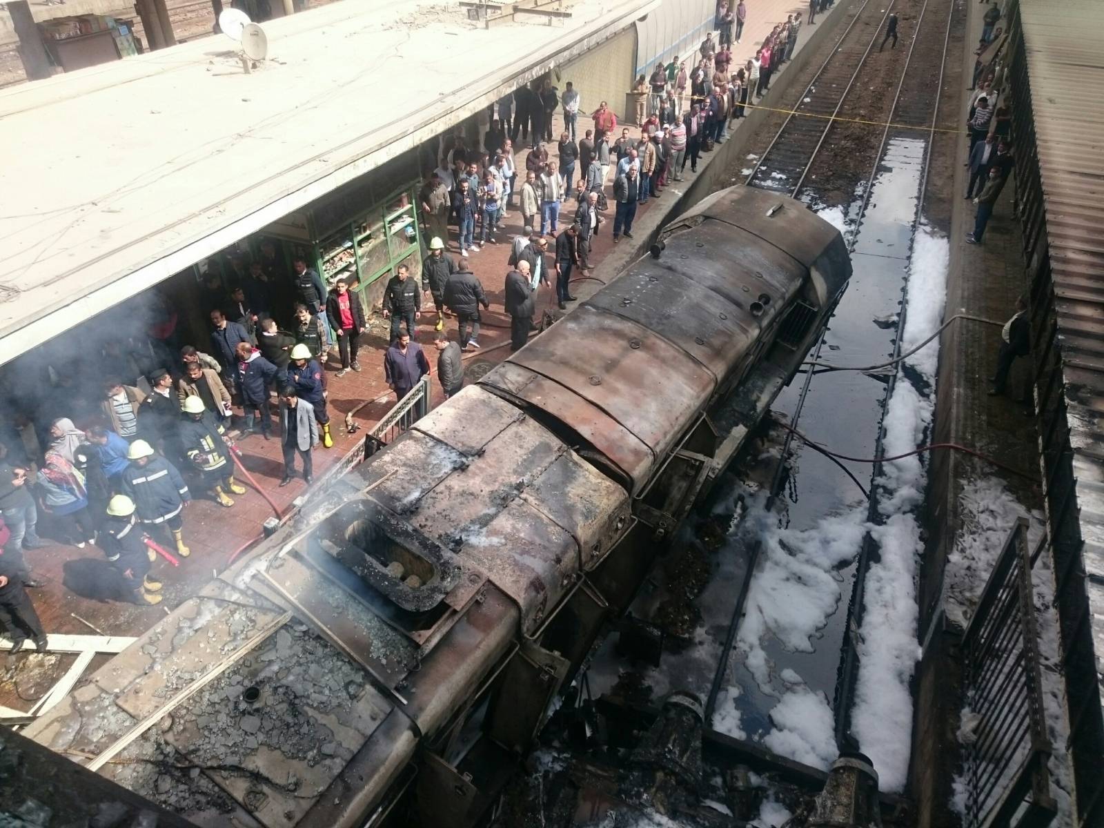 Fire at Cairo's Railway Station