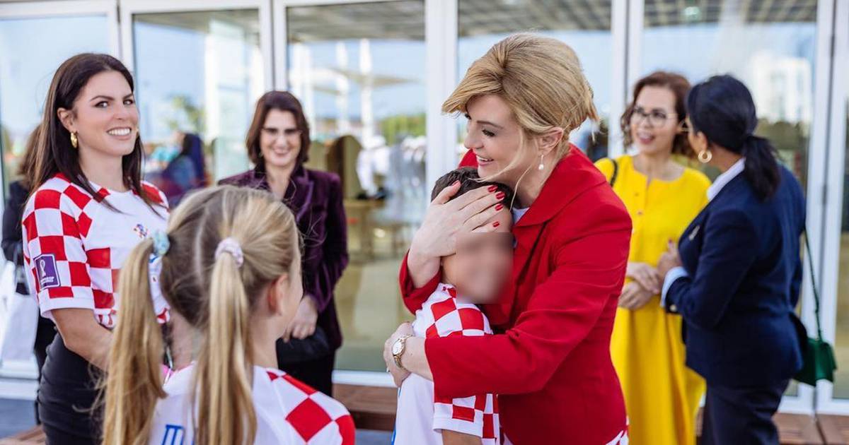 Kolinda hugged Perišić’s son: Young Leo received a great recognition from the UN for fair play
