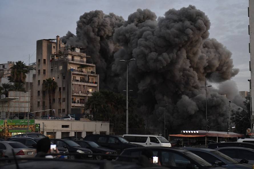 Israeli military carried out an attack on a building in Beirut