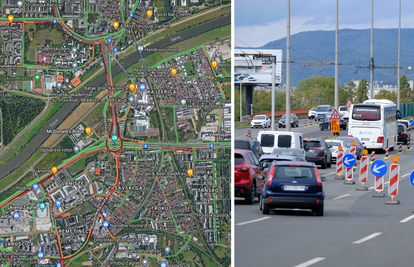 U Zagrebu nastao potpuni prometni kaos: 'U sat vremena nismo prešli niti 3 kilometra'