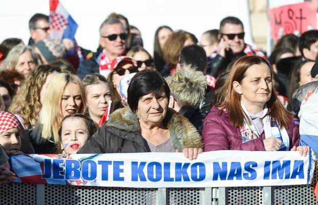 Zagreb: Svečani doček rukometaša nakon osvojenog srebra na Svjetskom prvenstvu