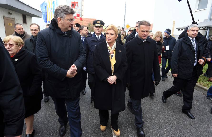 Predsjednica stigla u čizmama kakve su nosili hrabri branitelji