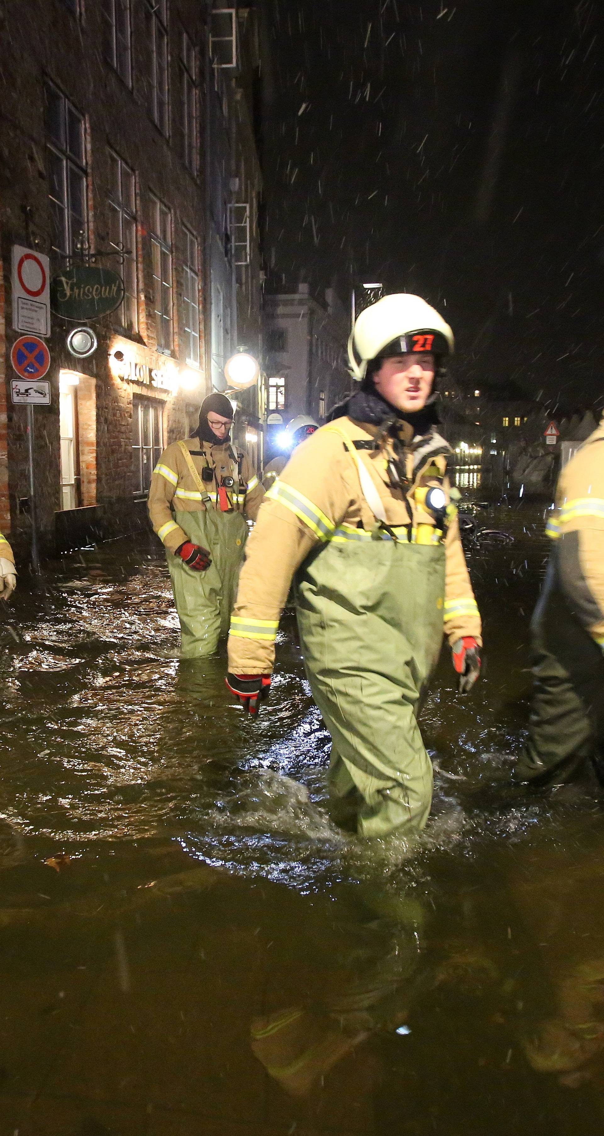 Flooding along the German Baltic coast