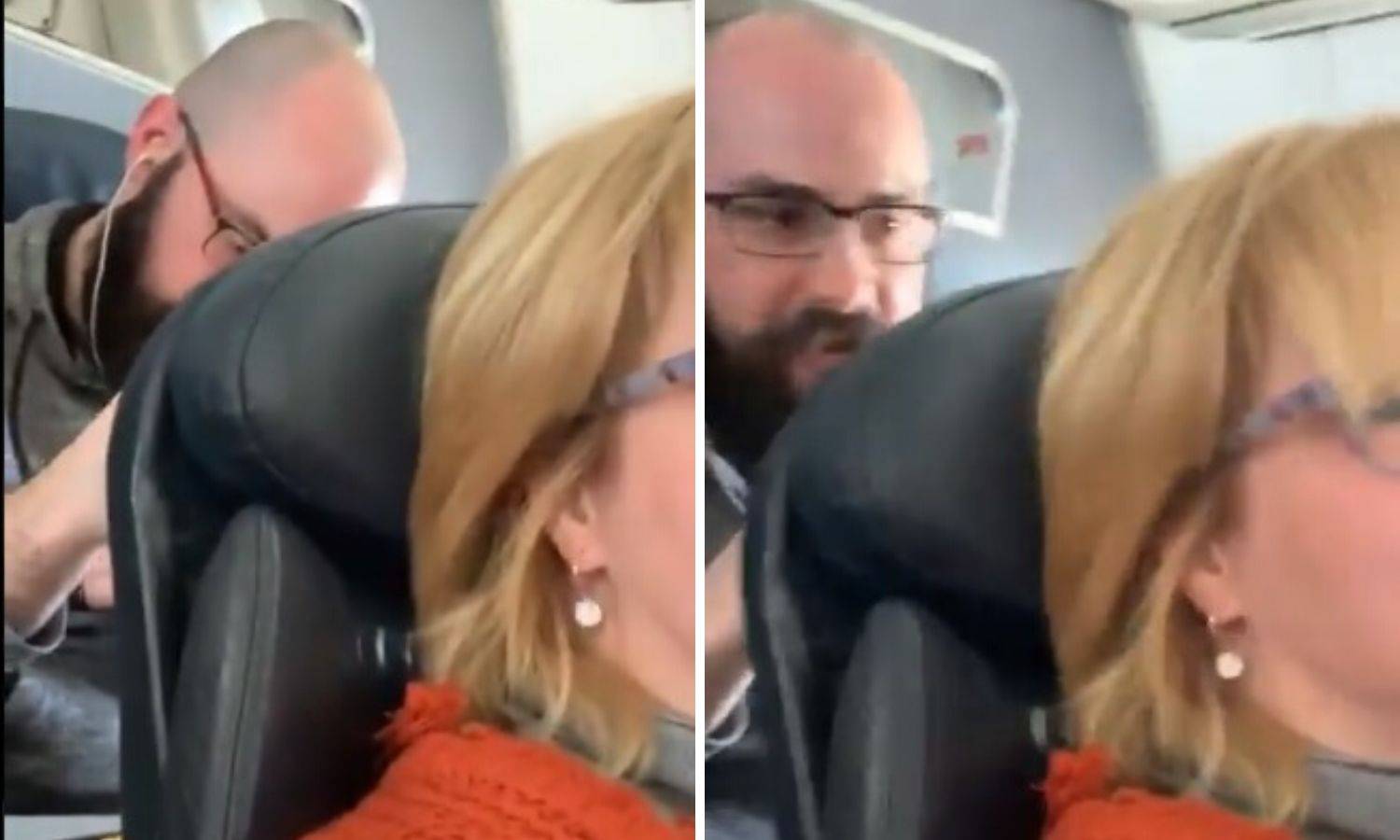 Spustila sjedalo u avionu, a onda je putnik iza nje poludio...