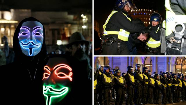 Tisuće maskiranih u Londonu: Uhitili više od 50 Anonymousa