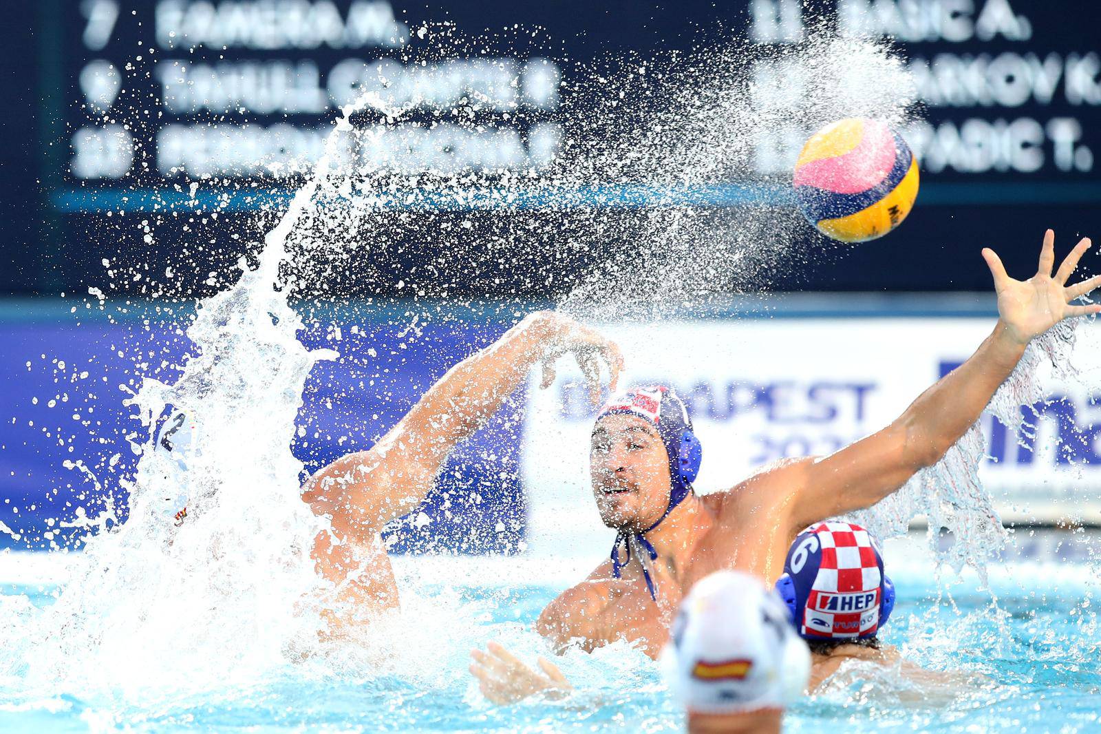 FINA Svjetsko prvesntvo u vaterpolu, polufinale, Španjolska - Hrvatska