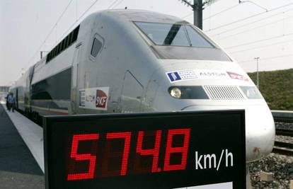 Francuski brzi vlak postavio brzinski rekord