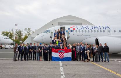 FOTO Croatia Airlines ima novi Airbus, nazvali ga 'Dubrovnik'