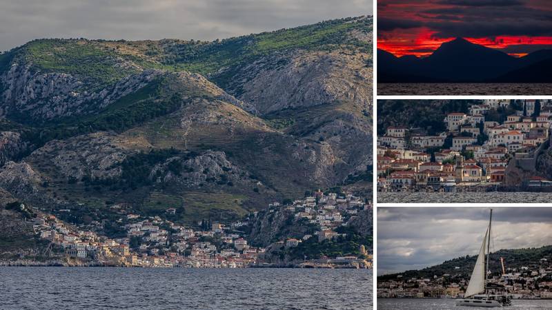 FOTO Jesen u Grčkoj kao s razglednice: Slikoviti otoci i spektakularan zalazak sunca nad vulkanom