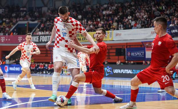 Susret Hrvatske i Poljske u dodatnim kvalifikacijama za Svjetsko prvenstvo u futsalu