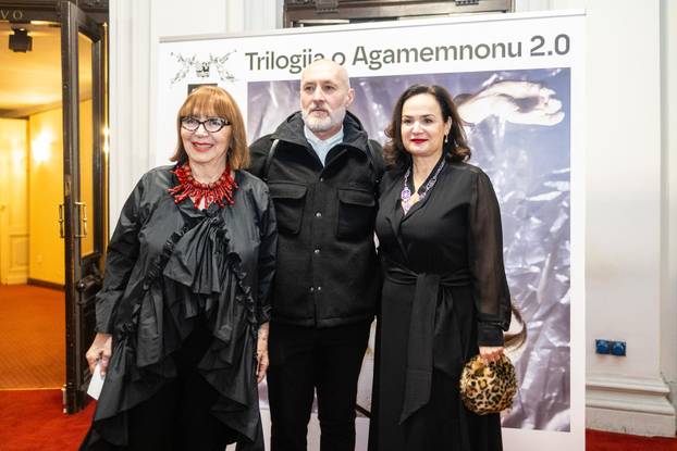 Zagreb: Poznati na premijeri predstave "Trilogija o Agamemnonu 2.0"