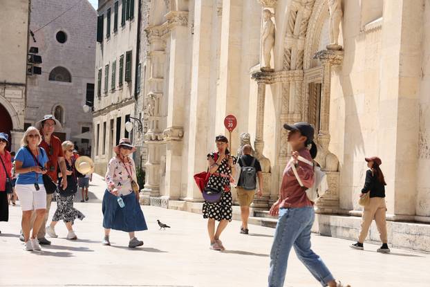 Šibenik:Grad prepun turista.