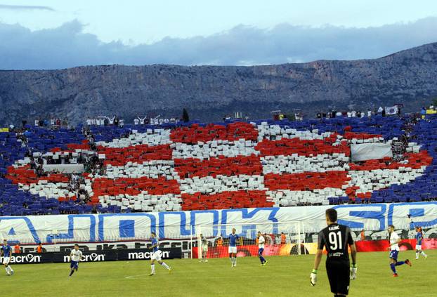 Split: Navija?i na utakmici HNK Hajduk - GNK Dinamo