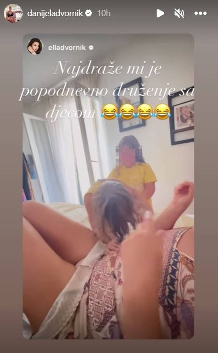 Mama i kći Dvornik ne skidaju osmijeh s lica: Najdraža su mi popodnevna druženja s djecom