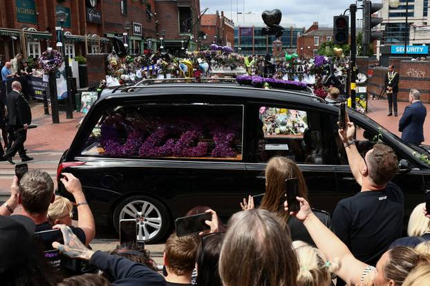 Ozzy Osbourne's funeral cortege travels through Birmingham