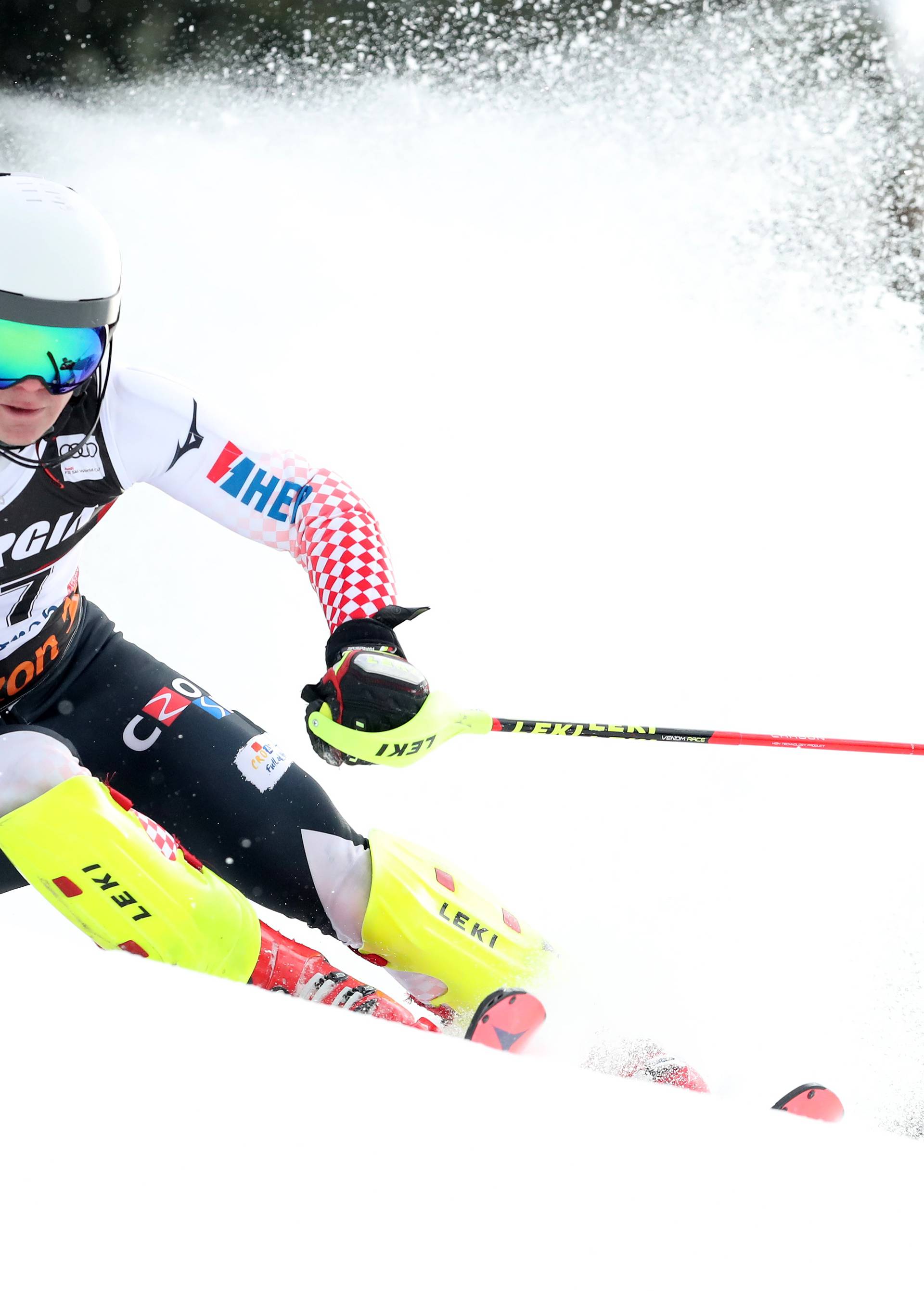 Zagreb: Hrvatski skijaÅ¡i u prvoj voÅ¾nji muÅ¡kog slaloma Snow Queen Trophy 2019.