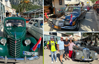 Oldtimeri okupirali Makarsku rivijeru: 'Najstariji je moj Fiat iz 1949., ima i Mercedesa iz 1952.'