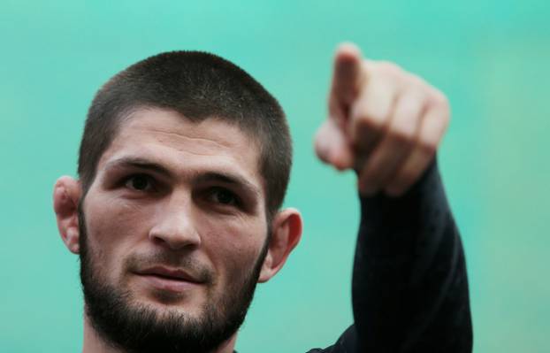 FILE PHOTO: UFC 242 Open Workout - Khabib Nurmagomedov & Dustin Poirier