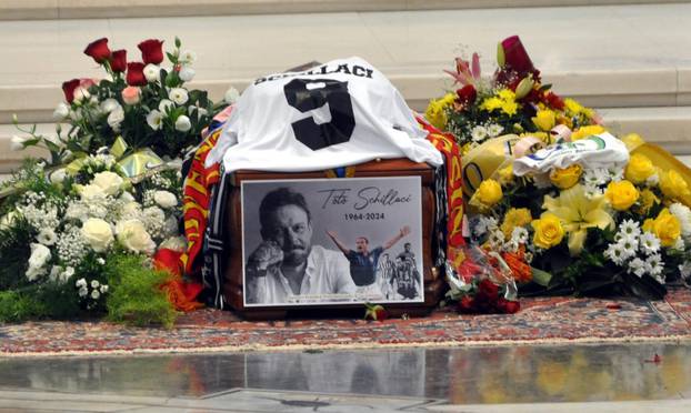 Funeral in the Cathedral of Toto' Schillaci.