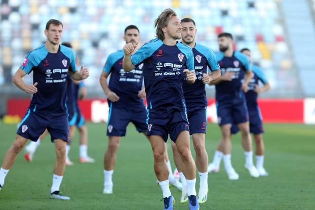 Rijeka: Trening Hrvstake nogometne reprezentacije