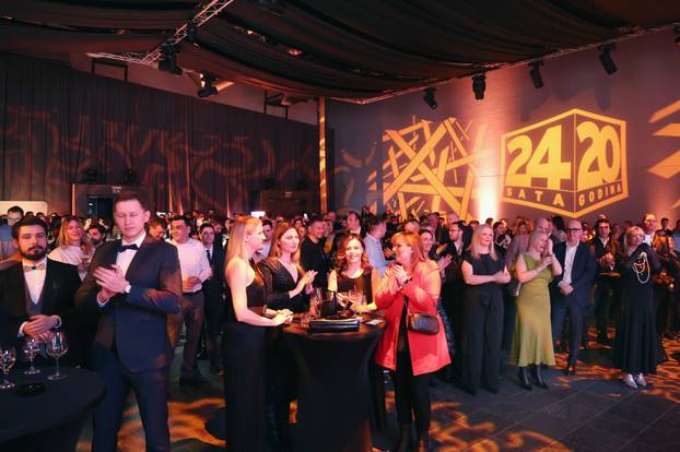 Zagreb: Atmosfera na proslavi 20. rođendana 24sata