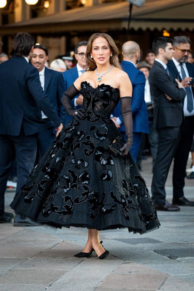 Celebrity Sightings at Vogue world show during the Milan Fashion Week - Womenswear Spring/Summer 2027 in Milan, Italy, on 22 September 2026