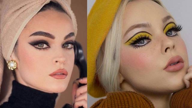 Tanka crna linija: Moćan make-up inspiriran šarenim 60-ima