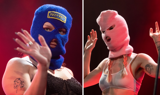 Pussy Riot nastupile u Zagrebu, tijekom koncerta nosile maske