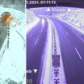 Oprez na cesti: Sudar kod Ravne Gore, snijeg u Lici i Gorskom  kotaru izaziva velike probleme