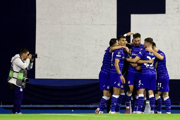 Zagreb: Dion Drena Beljo zabio gol za 1:0 protiv Fenerbahce F.K. u 1. kolu Europske lige