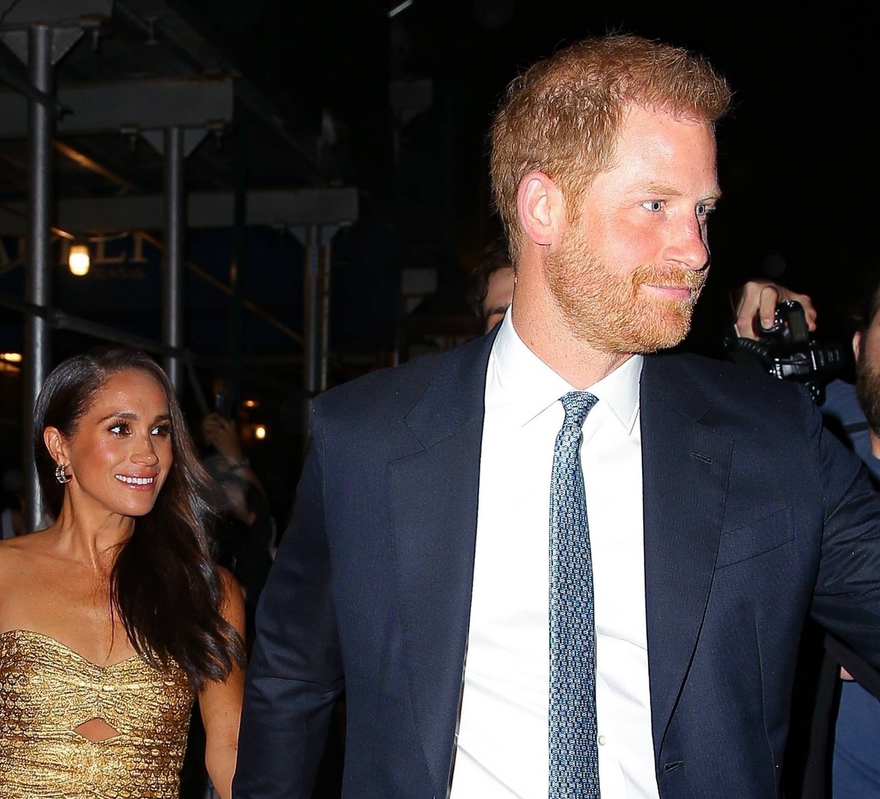 Prince Harry and Meghan Markle depart The Foundation Women of Vision Awards in NYC