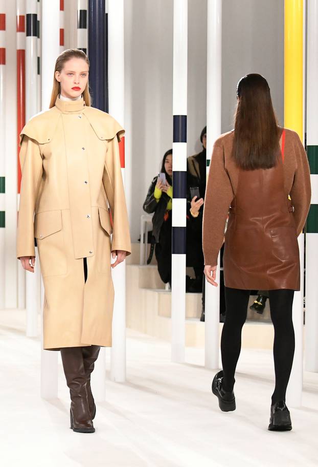 Hermes collection show at Paris Fashion Week