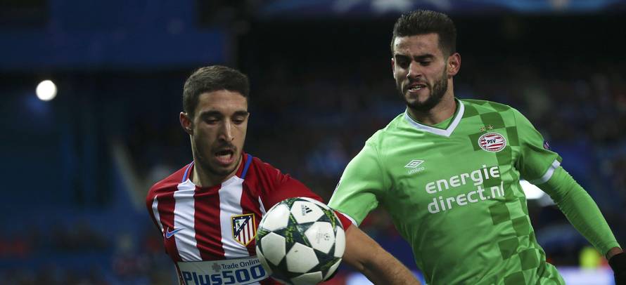 Football Soccer - Atletico Madrid v PSV Eindhoven - UEFA Champions League group stage