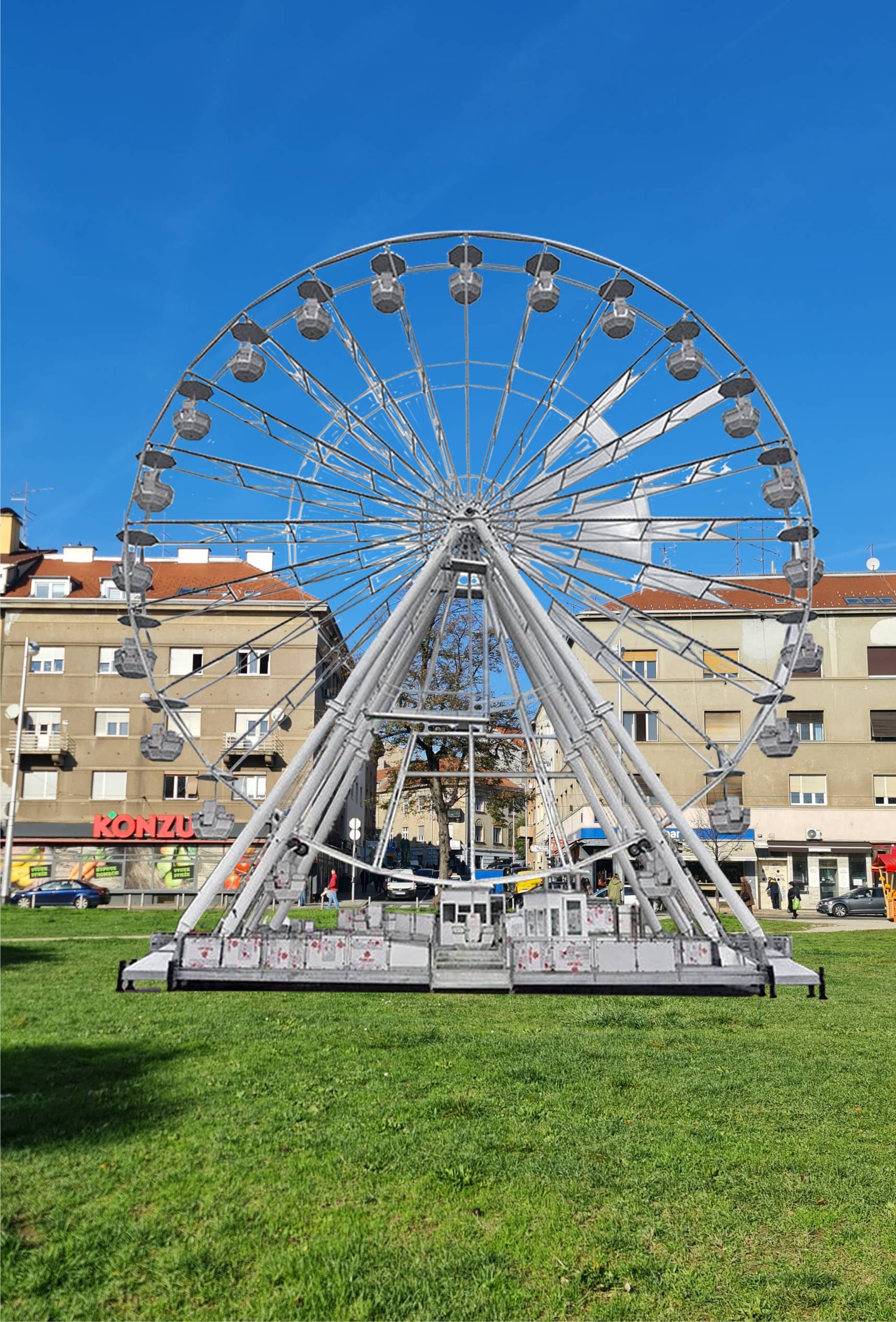 Zagreb eye: najvećI panoramski kotač kao glavna atrakcija zagrebačkog adventa