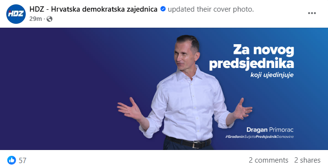 Bilo kuda, Dragan svuda! HDZ stavio Primorca na sve svoje profile na društvenim mrežama