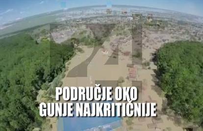 Gunja: Snimke iz zraka otkrivaju razmjere poplave