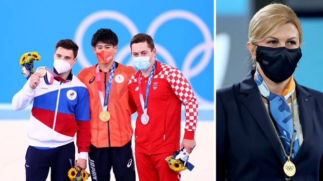 Kolinda dodijelila medalju Tinu Srbiću pa mu je oduševljeno poručila: Želim ti svako dobro!