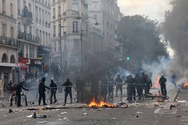 Nationwide protests in France against the cost of living