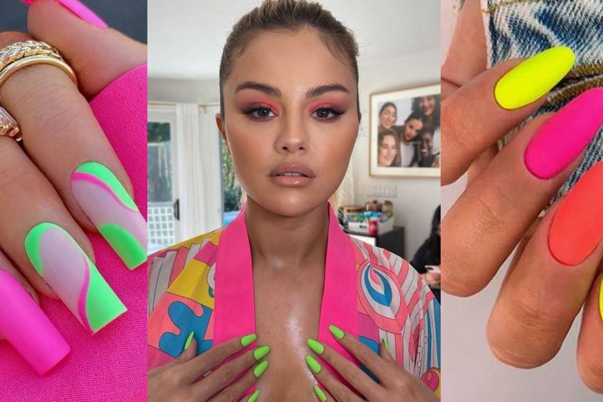 Selena Gomez nosi neon nokte: Hit manikura u jarkim tonovima