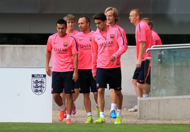 Burton Upon Trent: Ivan Rakit? i Alen Halilovi? na treningu Barcelone