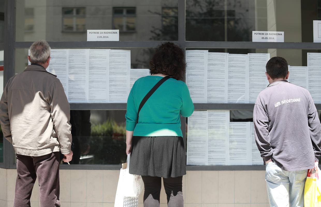 Krajem svibnja 1,4% manje zaposlenih nego u travnju