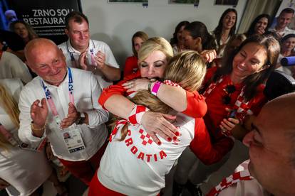 FOTO Ovako slave Hrvati! Sreća nakon četiri osvojene medalje