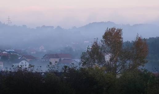 VIDEO Mistični 'ples' jutarnje magle na obroncima Sljemena