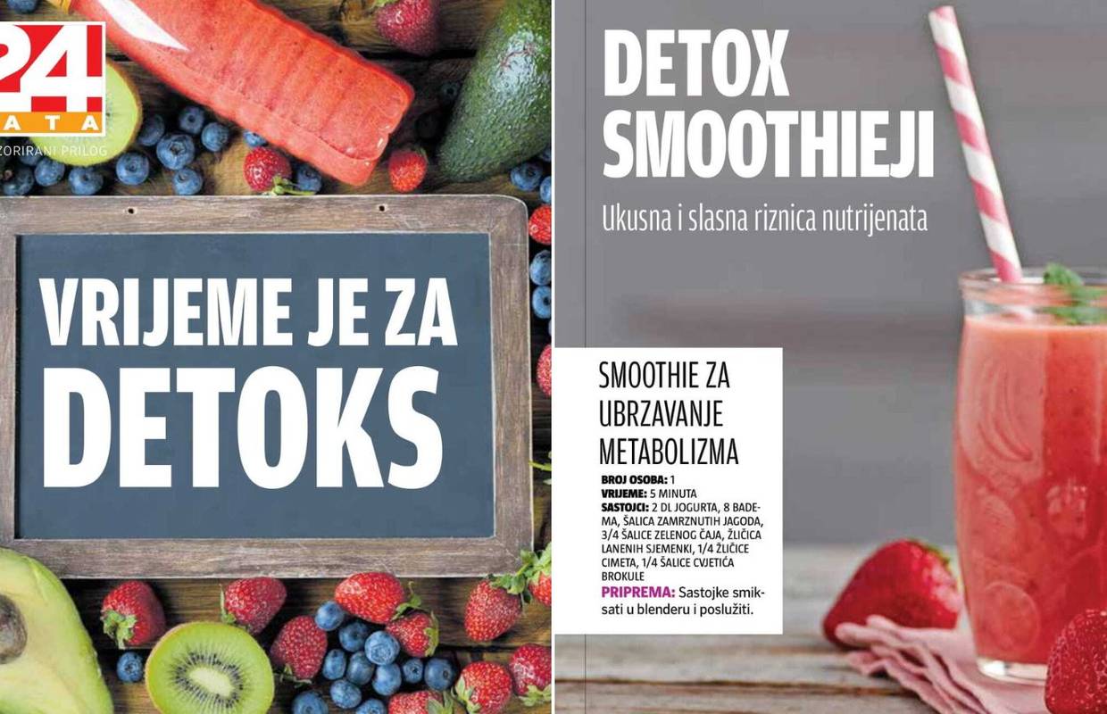 Knjižica o detoksu na dar u srijedu samo uz novine 24sata