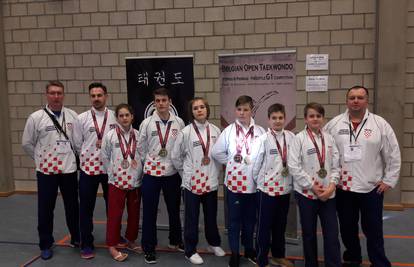 Hrvatski taekwondoaši vratili su se iz Belgije sa šest medalja