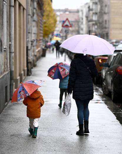 FOTO Zagreb okupan kišom.  Evo kakvo nas vrijeme očekuje dalje