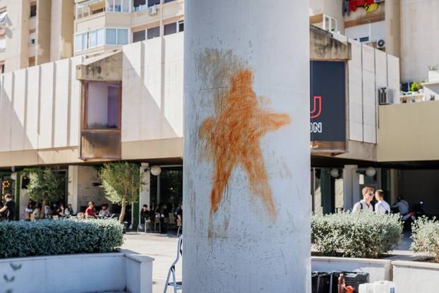 Split: Išaran spomenik HOS-a