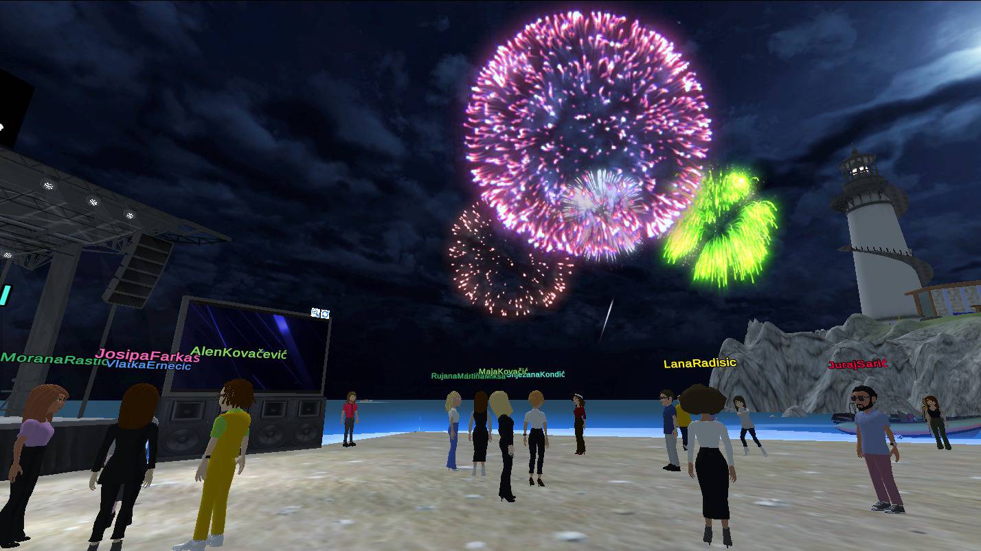 Podijelili smo prve nagrade u metaversu! Samba, vatromet i glisiranje na virtualnoj plaži