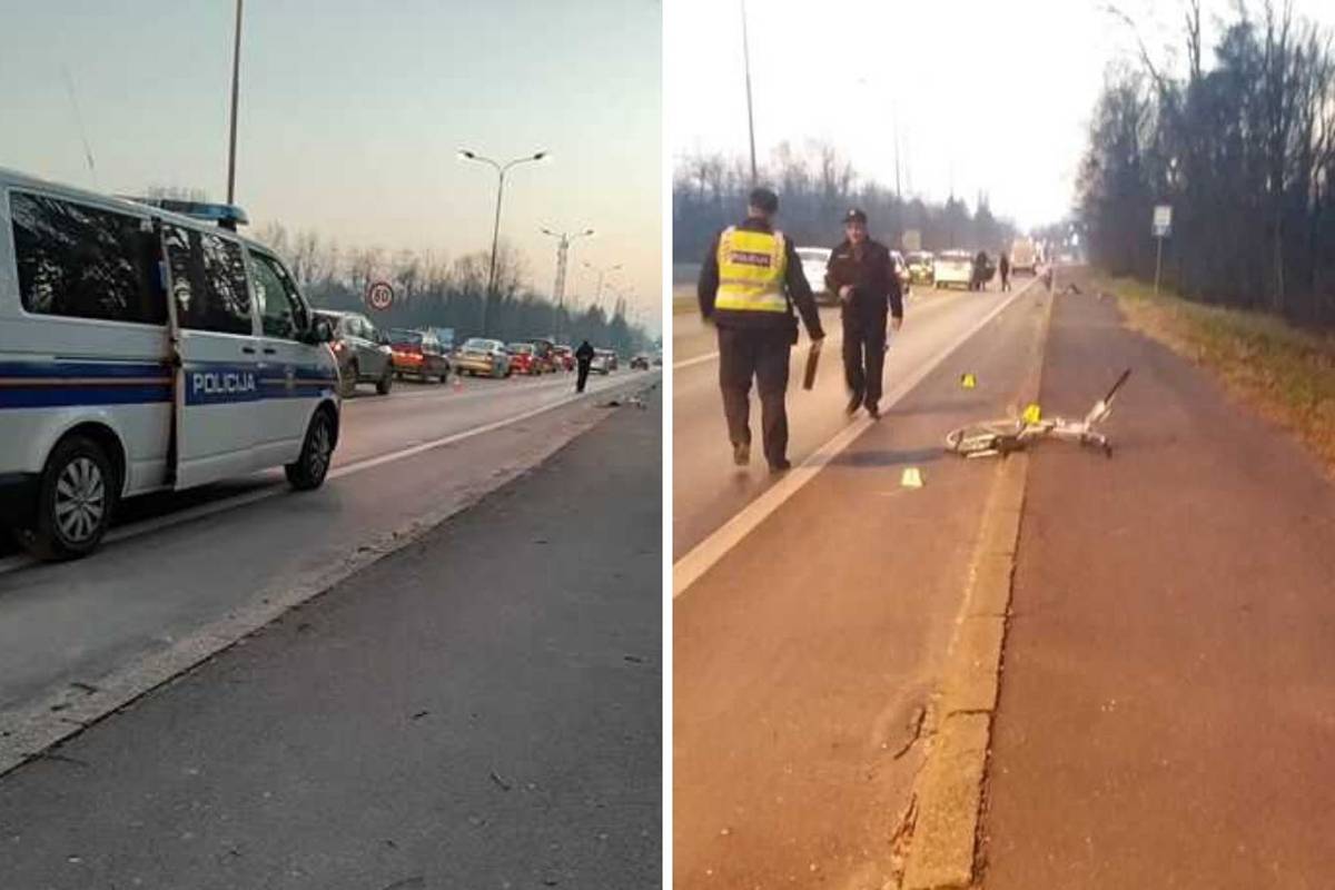Taksijem naletjela na dvojicu biciklista, završili su u bolnici